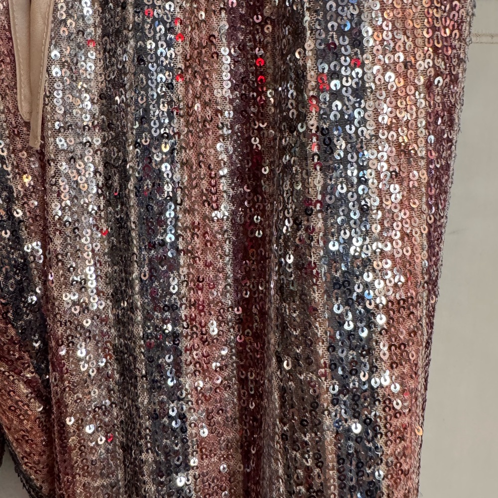 Multi colored sequin joggers - Picture 2 of 4